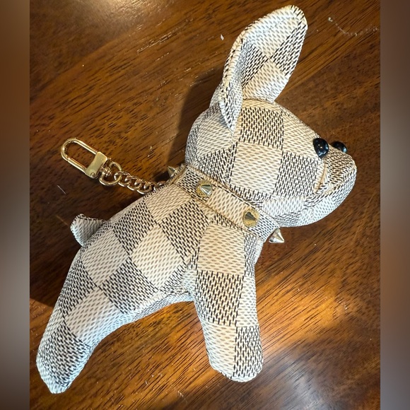 NEW Checkered Dog Bag Charm/Keychain - Picture 3 of 4